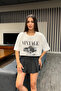 Women's Special Digital Printed Oversize T-Shirt - 5