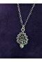 Peacock Model Stylish Minimal Design Steel Necklace Suitable for Daily Use