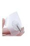 10 Pieces Self Adhesive Single Transparent Hanger with Metal Hooks - 3