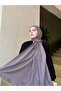 Ethnic Jacquard Shawl Ivy Star Pattern - Dark Mink - 2
