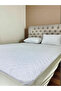 100% Waterproof Quality Quilted Fabric Mattress Cover - 4