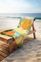 Adult Unisex 75X155Cm Summer Patterned Beach Towel - Bath Towel - Sea Towel - 2