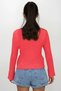 Women's Pomegranate Flower V-Neck Spanish Sleeve Seersucker Summer Shirt Alc-X13459 - 4