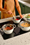 x Refika Swiss Crystal 6-Piece Midi Nonstick Cookware Set with Metal Handles, Requires No Oil, Creamy - 7