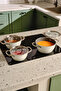 x Refika Swiss Crystal 6-Piece Midi Nonstick Cookware Set with Metal Handles, Requires No Oil, Creamy - 4