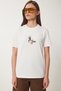 Women's Ecru Stone Detailed Embroidered Cotton Knitted T-Shirt Cr00521 - 4