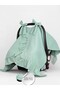 Muslin Nile Green Color Ruffle Detailed Stroller Cover and Stroller Cushion Set - 5