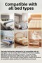 180 cm Mega Baby Safety Barrier - Heightened Children's Bed Railing Folding Protective Barrier - 5