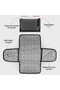 Elelelife Flora 2 4in1 Mother Baby Care Bag Gray - 6