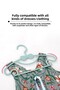 Kit of 12 baby clothes hangers with bow and butterfly design for baby and child outfits - 3