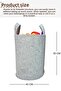 Crown Baby Kids Room Organizer Storage Box Toy Dirty Basket 50X40 cm - 3