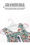 Kit 18 Pieces White Baby Clothes Hanger 30 Cm Butterfly Baby Kids Clothes Hanger with Bow ( - 4