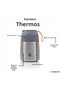 450ml Baby Food Storage Thermos Vacuum Double Sided Thermos - 2