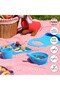 Blue Silicone Baby Feeding Set 6 Pieces - Babychefs