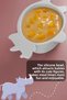 Silicone Baby Feeding Bowl with Rhino Figure - Shaped Baby Feeding Bowl - Gray - 2