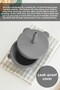 Baby Training Cup with Leak-Proof Lid, Silicone Straw, Silicone Baby Feeding Cup - Gray - 5
