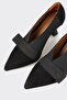 Black Women's Mid Heel Shoes - 4
