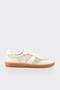 Beige Leather Women's Sports Shoes