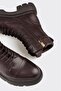Brown Leather Women's Casual Boots - 4