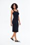 Women's Black Strappy Long Dress - Luis