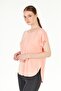 Comfortable Fit Modal T-shirt with Pink Slit Detail - Dora