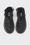 Schwarze Damensandalen - 4