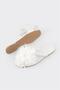 White Women's Flat Slippers - 3