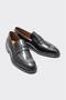 Black Leather Classic Men's Shoes - 2