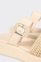 Beige Women's Sports Sandals - 5