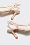 Beige Women's Heeled Shoes - 4