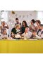 Gold Golden Birthday Tablecloth 120*180cm Disposable Plastic Table Cloth for Birthday Party - 5