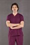 Classic Plum Surgical Team- Thin Fabric Nurse Jersey Medical Jersey Doctor Apron - 3
