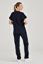 Navy Blue Lycra Nurse Jersey Bottom Top Surgical Team Scrubs Uniform Surgical Jersey - 4