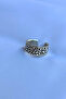 Special Design Masculine Adjustable Men's Ring with Pebble Motif - 4