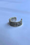 Geometric Crowbar Design Special Design Masculine Adjustable Men's Ring - 5