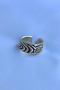Ethnic Eagle Feather Design Special Design Masculine Adjustable Men's Ring - 4
