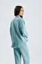 Women's Oversize Top and Bottom Set – Shirt and Elastic Pants Set of Two - 4