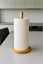 Wooden Paper Towel Holder, Roll Towel Holder,
