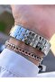 Vintage Retro Steel Band 30mt Water Resistant Wrist Watch Bracelet - 3