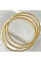 Steel Gold Color 3-Piece Ajda Bracelets - 2