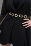 Square,Round Detailed Gold,Women's Belt,Jacket Belt Pantalon Belt, - 5