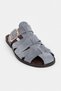 Honey Stone Genuine Suede Buckle Detailed Flat Sole Women's Slippers - 5