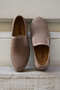 Massa Kum Genuine Nubuck Leather Perforated Comfort Men's Shoes - 4
