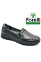 Dilmen Genuine Leather Orthopedic Comfort Women's Casual Shoes Black