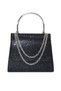 Black Stone Evening Dress Bag. Black Women's Evening Dress Bag. Black Evening Dress Bag. Davet Gece Clutch Bag. - 3