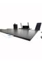 Black Leather Desk Set with Balat Name Tag Desk Set - 4