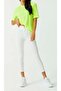 White High Waist Skinny Fit Jeans Lycra Front Pocketless Leggings Pants - 5