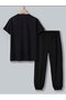 Women's Tshirt Pants Set - Printed - 2