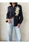 Flower Detailed Shirt - 4