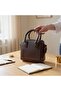Women's Box Model Stylish Mini Hand and Shoulder Bag with Zipper Closure Detail - 8
